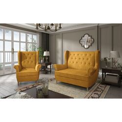 Набор мягкой мебели Eltap Aros 2+1 Omega 68 (Yellow)