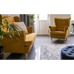 Набор мягкой мебели Eltap Aros 2+1 Omega 68 (Yellow) Thumb