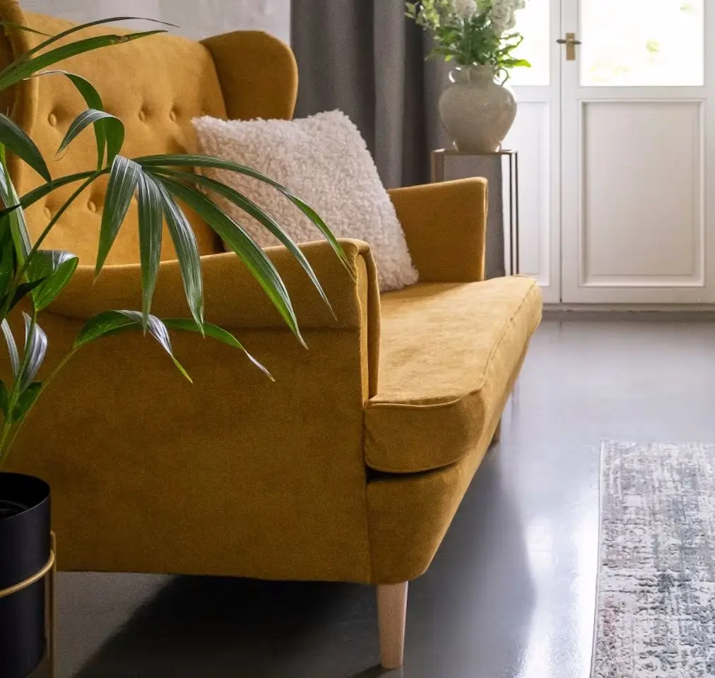 Canapea Eltap Aros 2F Omega 68 (Yellow)