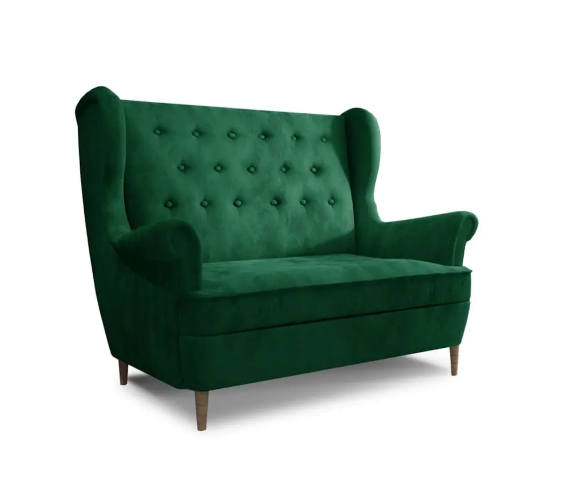 Canapea Eltap Aros 2F Monolith 37 (Emerald)