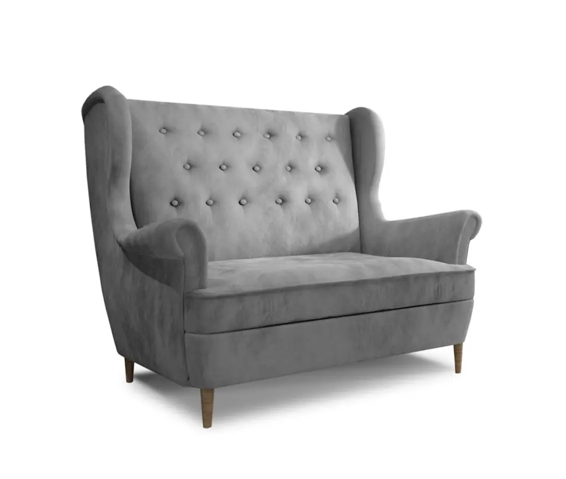 Canapea Eltap Aros 2F Monolith 84 (Gray Light)