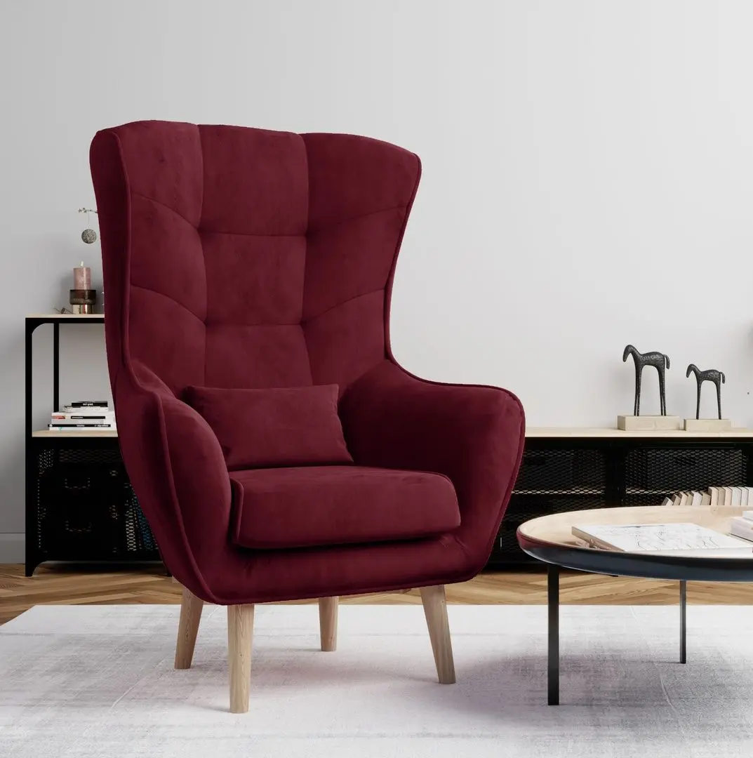 Fotoliu Eltap Arti Matt Velvet 68 (Burgundy)