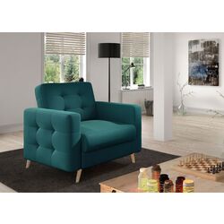 Fotoliu Eltap Asgard 1F Matt Velvet 75 (Dark Turquoise)