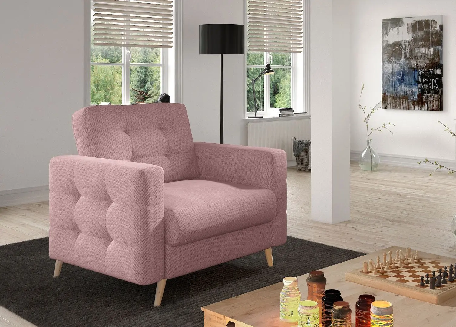 Fotoliu Eltap Asgard 1F Soro 61 (Pink)