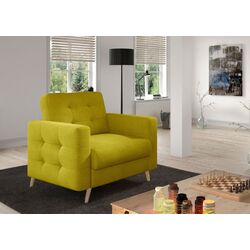 Fotoliu Eltap Asgard 1F Omega 68 (Yellow)