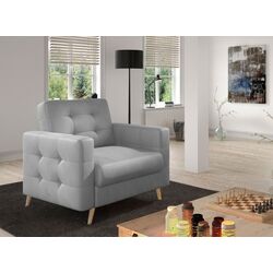 Fotoliu Eltap Asgard 1F Monolith 84 (Light Gray)