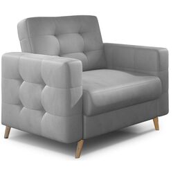 Fotoliu Eltap Asgard 1F Monolith 84 (Light Gray) Thumb