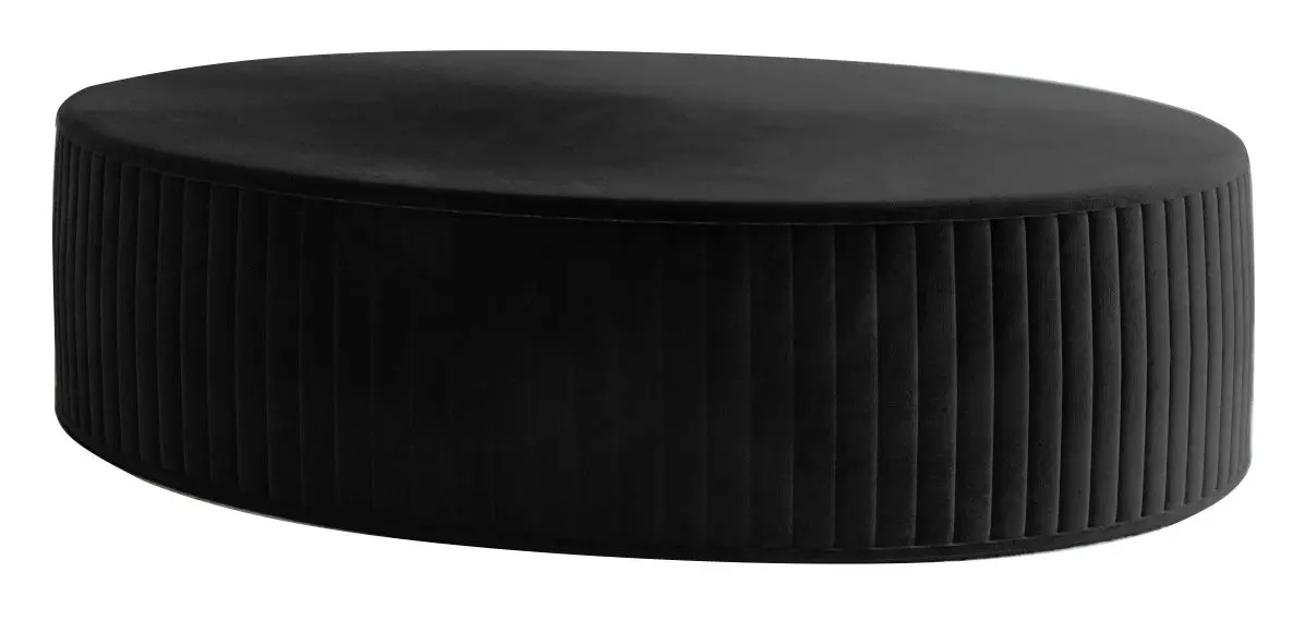 Puf Eltap Lara Matt Velvet 99/Pasy 2 (Black)