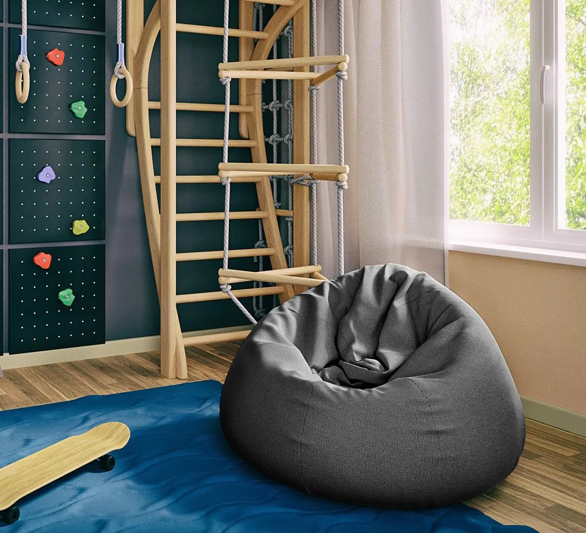 Fotoliu-sac Eltap Como Poco 04 (Gray)