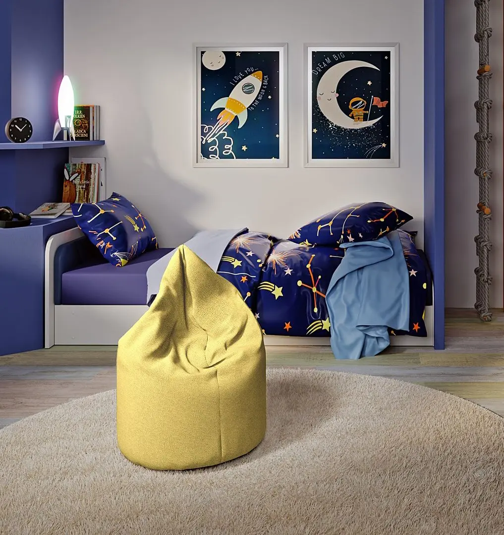 Fotoliu-sac Eltap Robo Poco 50 (Yellow)