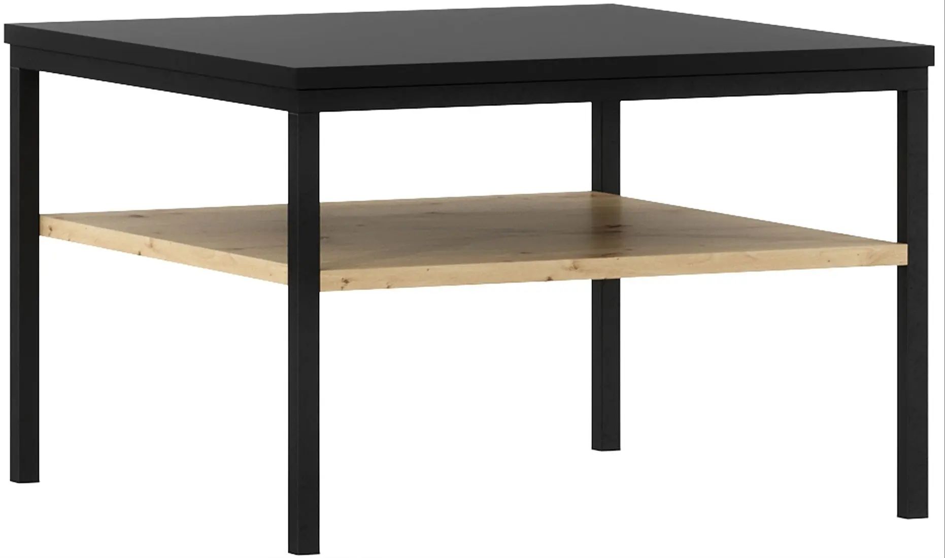 Masa pentru reviste Eltap Lanzzi (Black Matt/Artisan Oak)