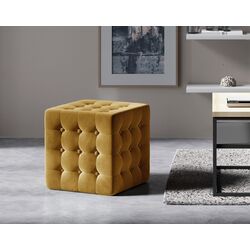 Puf Eltap Sofia Matt Monolith 48 (Mustard)