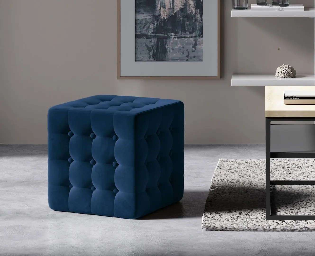 Puf Eltap Sofia Monolith 77 (Blue)