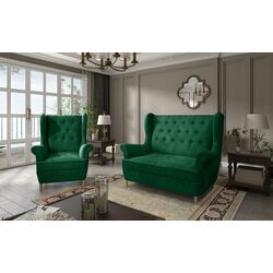 Набор мягкой мебели Eltap Aros 2+1 Monolith 37 (Emerald)