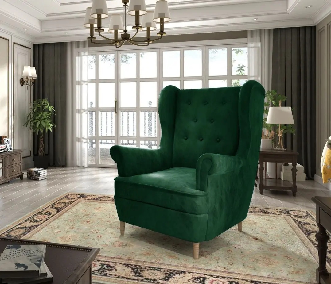 Fotoliu Eltap Aros 1F Monolith 37 (Emerald)