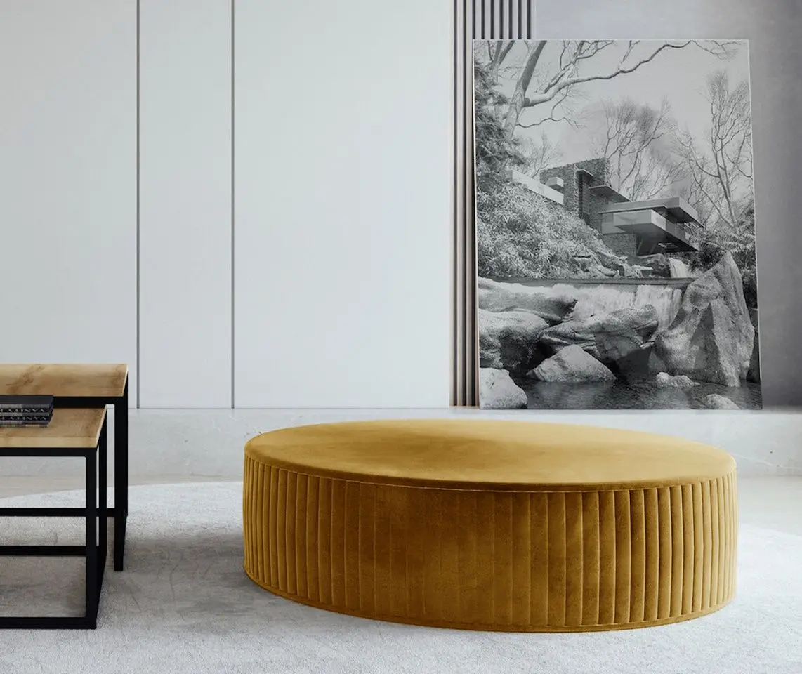 Puf Eltap Lara Monolith 48/Pasy 2 (Mustard)