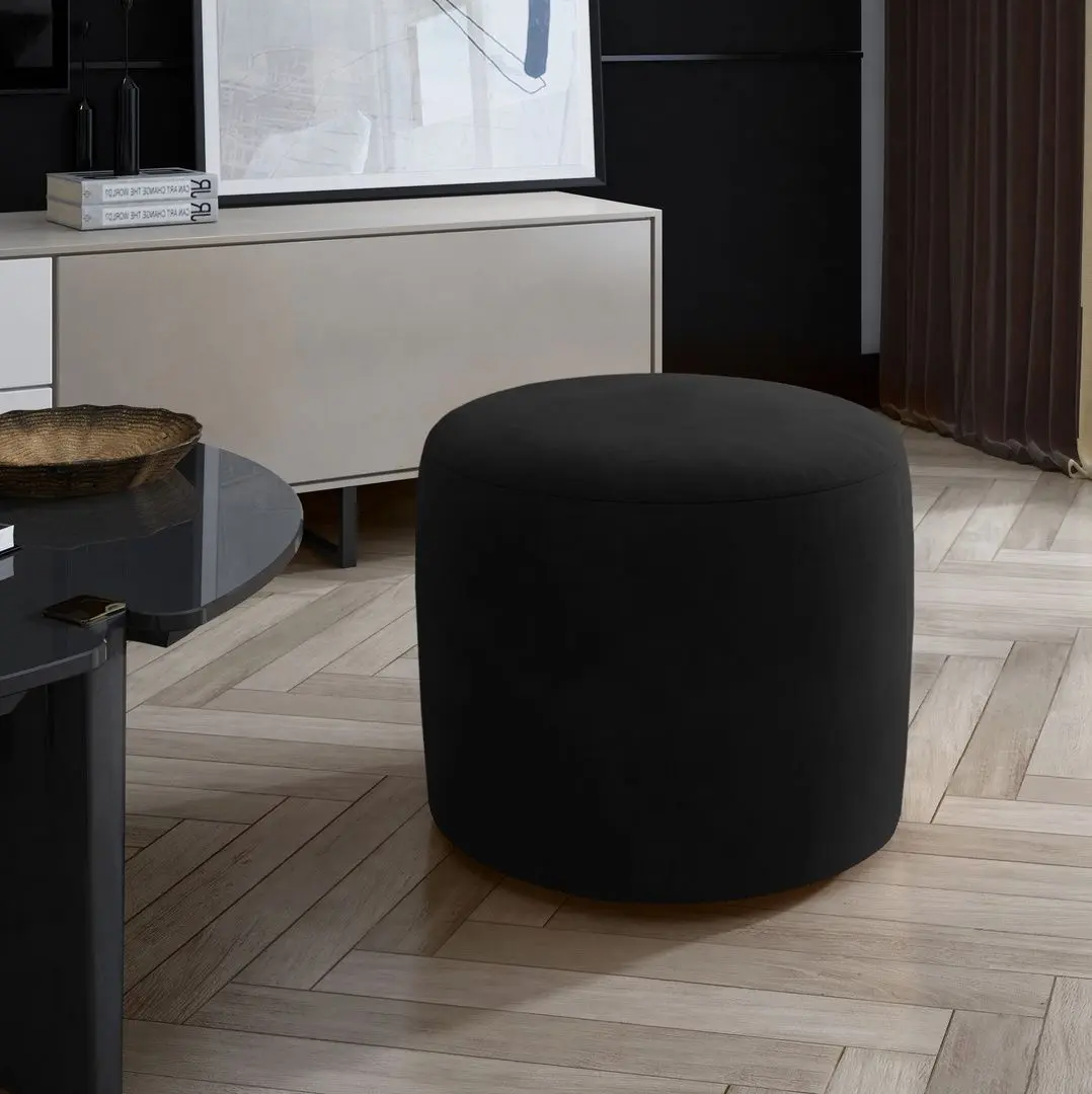 Puf Eltap Linsy Matt Velvet 99 (Black)