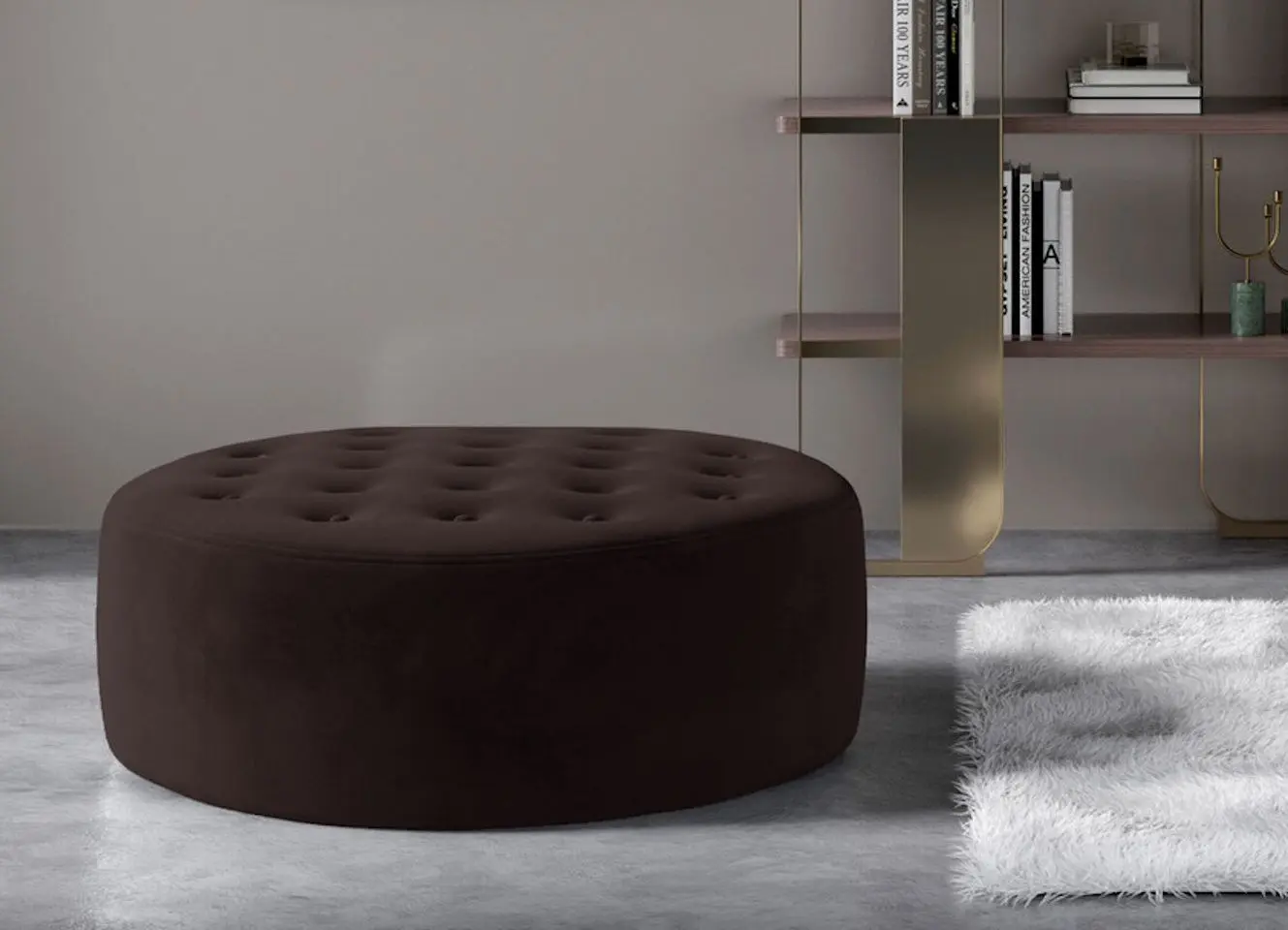 Пуф Eltap Monty Monolith 29 (Dark Brown)