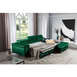 Canapea de colt Eltap Ricardo Monolith 37 Right (Emerald)