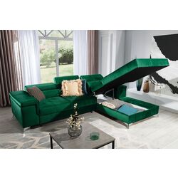 Диван угловой Eltap Ricardo Monolith 37 Right (Emerald) Thumb