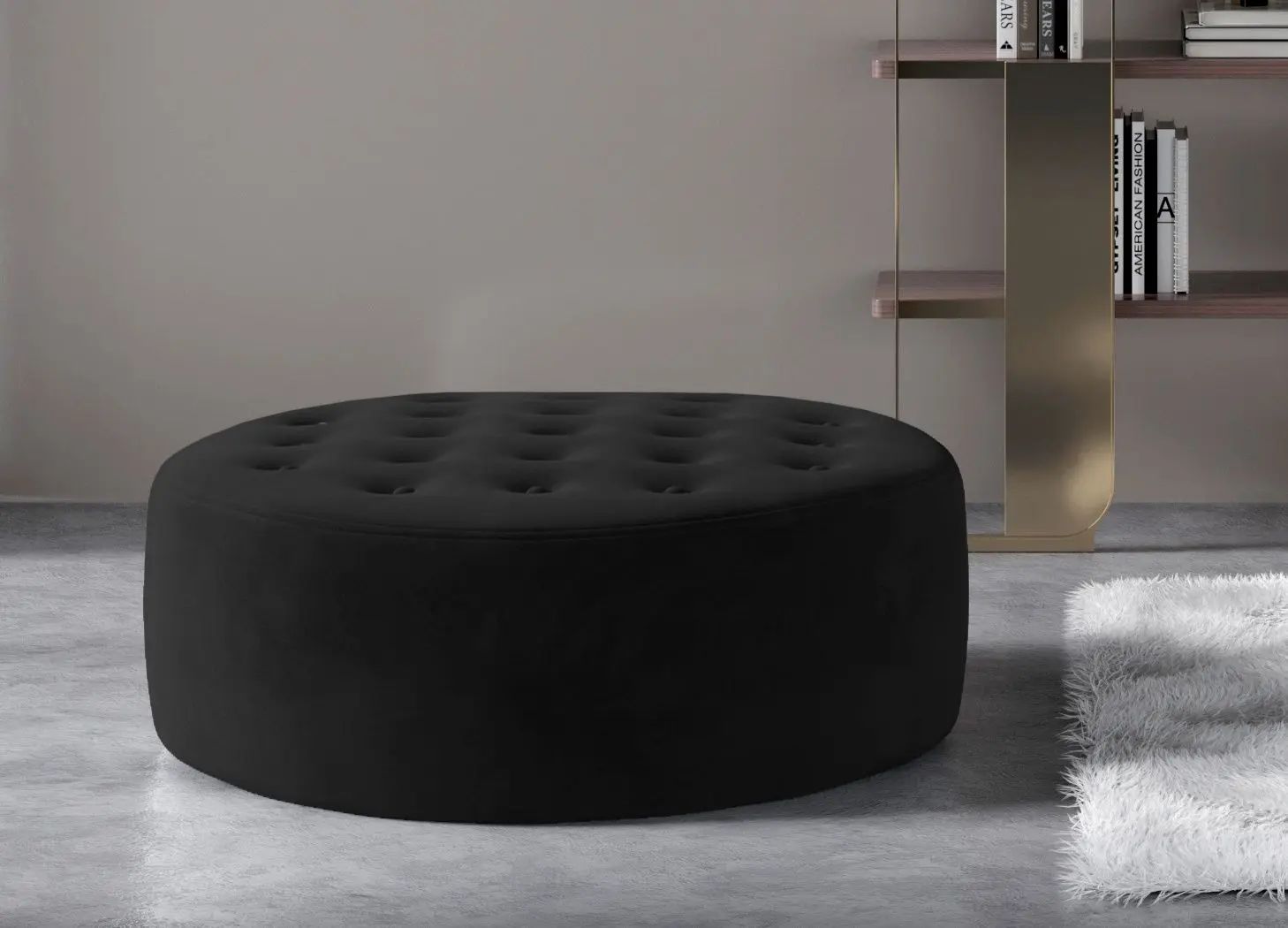 Puf Eltap Monty Matt Velvet 99 (Black)