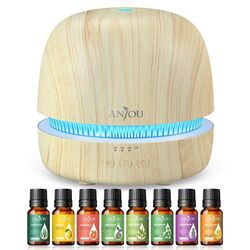 Difuzor aroma cu uleiuri esentiale Anjou AJ-PCN082 (Wood)