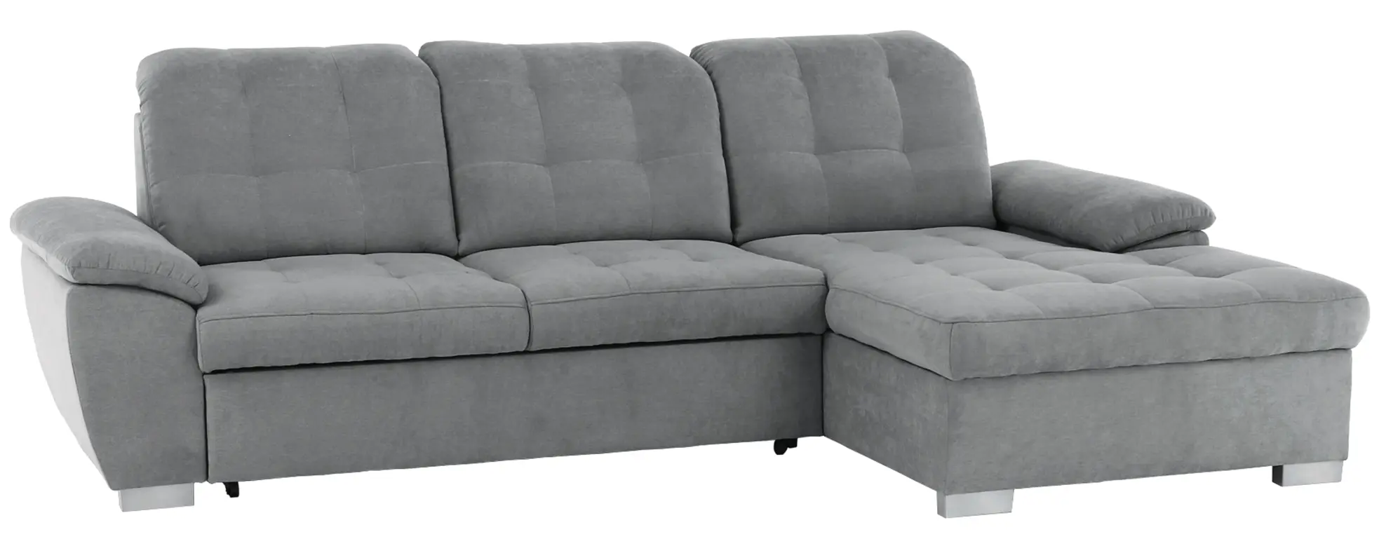 Диван угловой раскладной Mobhaus Evangelin Right (Gray)