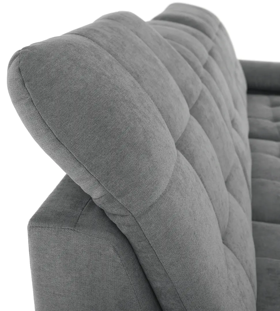 Диван угловой раскладной Mobhaus Evangelin Right (Gray)