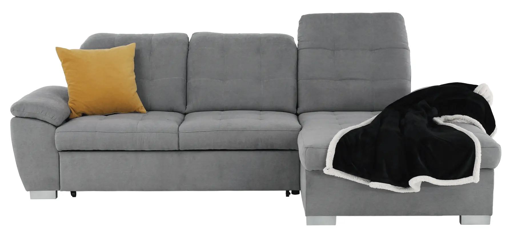 Диван угловой раскладной Mobhaus Evangelin Right (Gray)