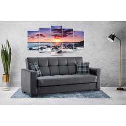 Canapea Fabulous Fer 3-locuri 57-003 (Gray)