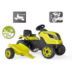 Tractor cu pedale si remorca Smoby Farmer XL 710130 (Light Green) Thumb