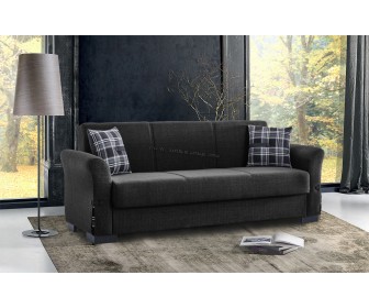 Canapea Fabulous Filamingo 3-locuri 58-002 (Dark Gray)