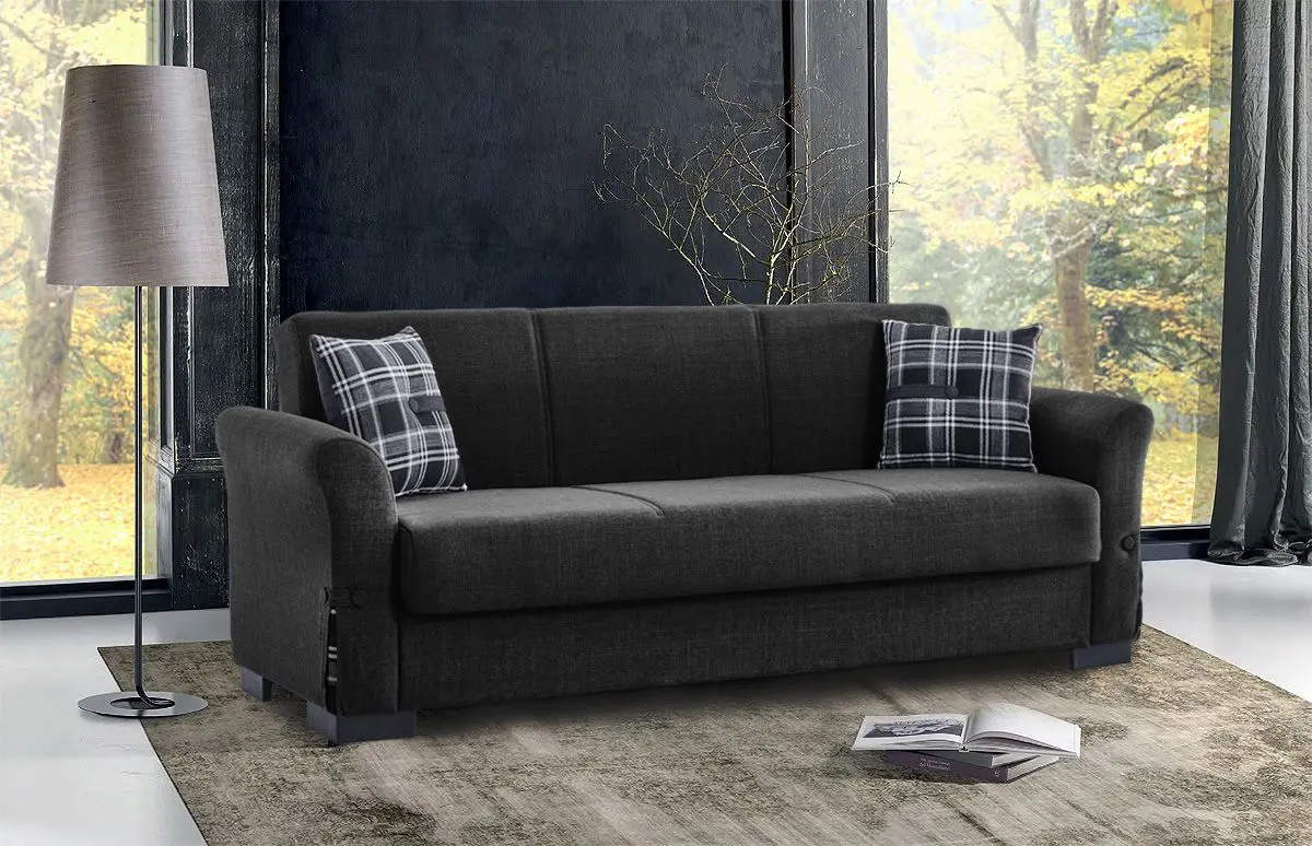 Canapea Fabulous Filamingo 3-locuri 58-002 (Dark Gray)