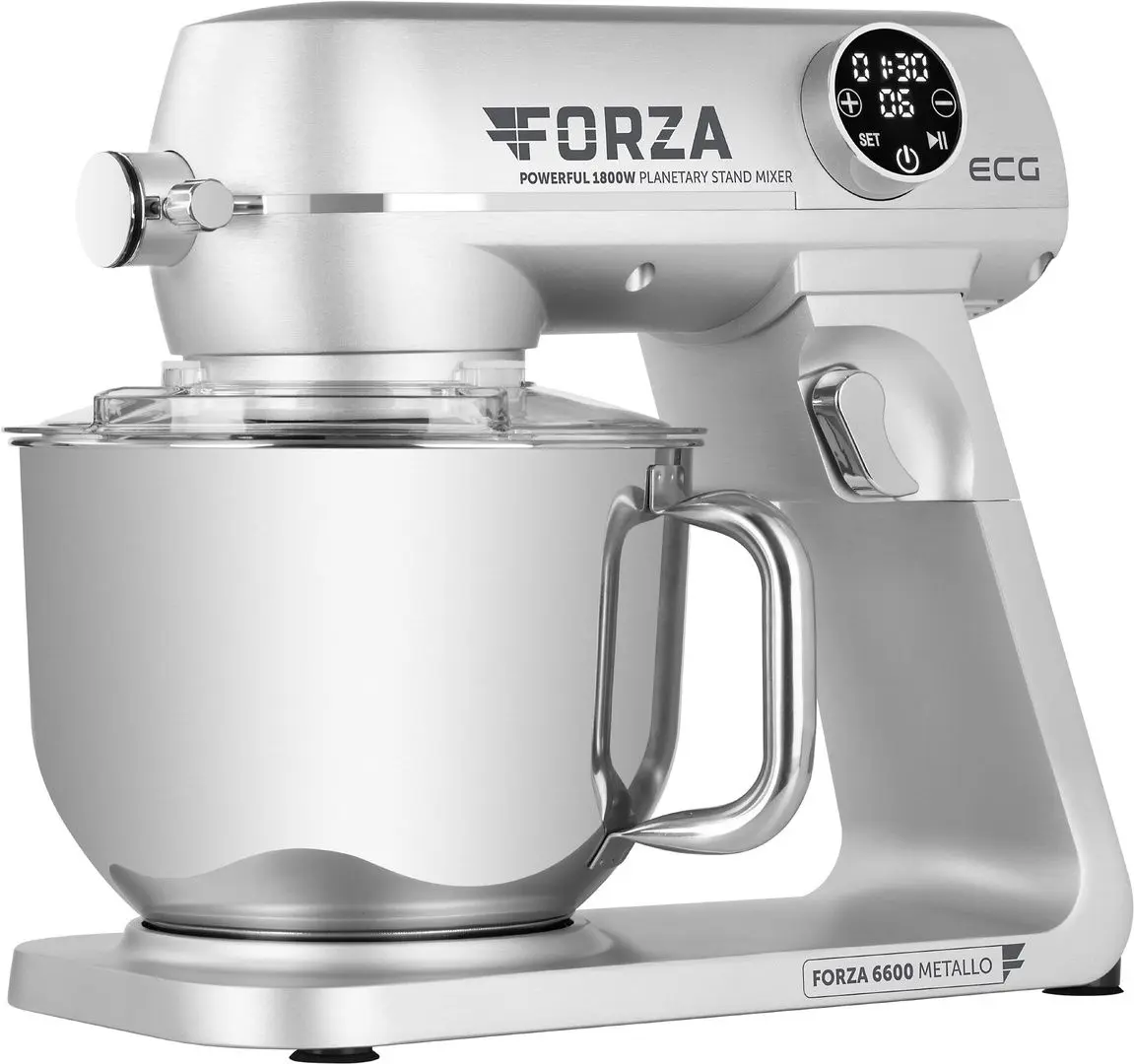 Кухонный комбайн ECG Forza 6600 Metallo Argento (Silver)