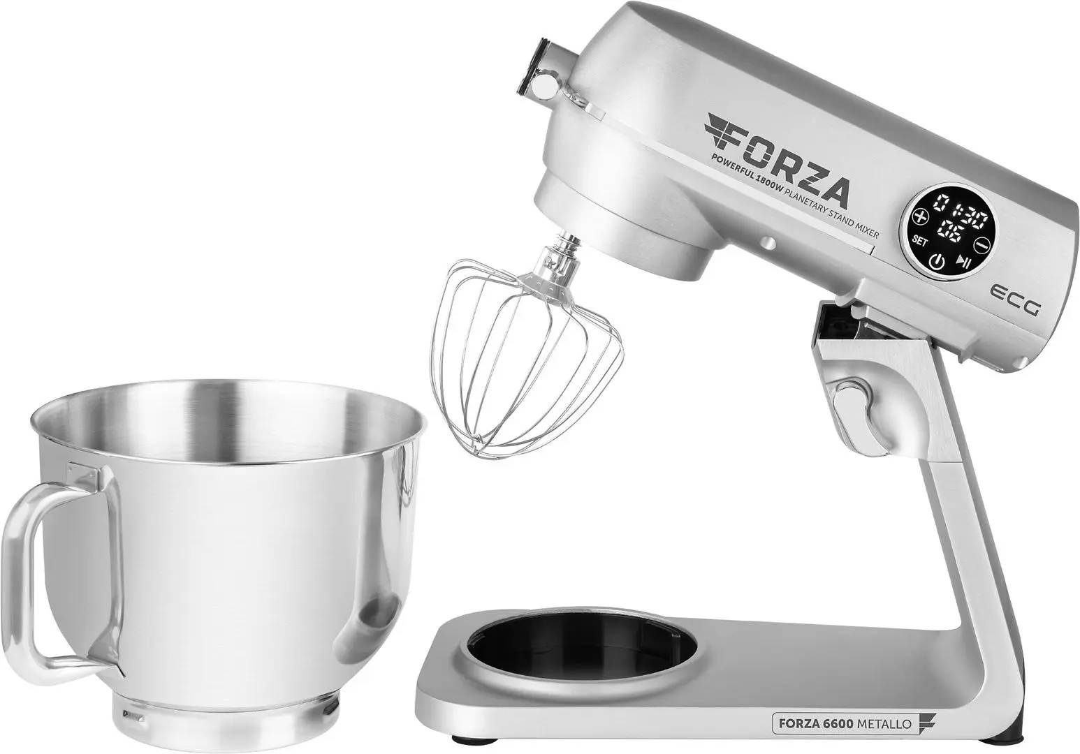 Кухонный комбайн ECG Forza 6600 Metallo Argento (Silver)
