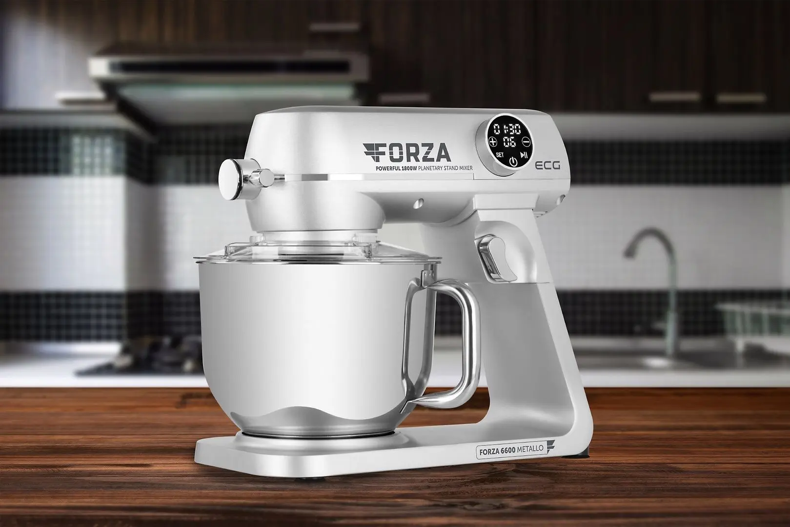 Кухонный комбайн ECG Forza 6600 Metallo Argento (Silver)
