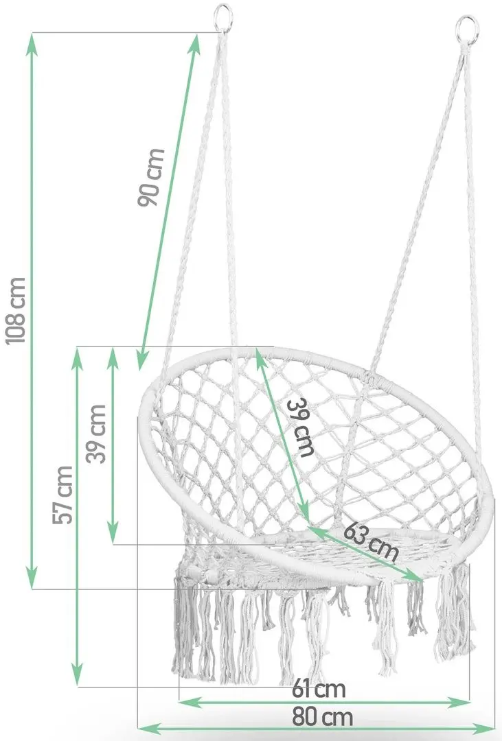 Качели Sofotel Boho (Black)