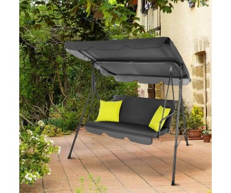 Scaun balansoar + perne FunFit Relax 3364 (Grey/Yellow)