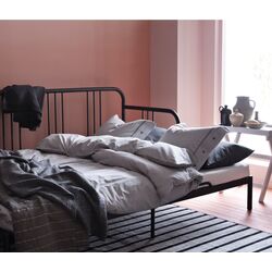 Pat extensibil Ikea Fyresdal 80х200 (Negru) Thumb