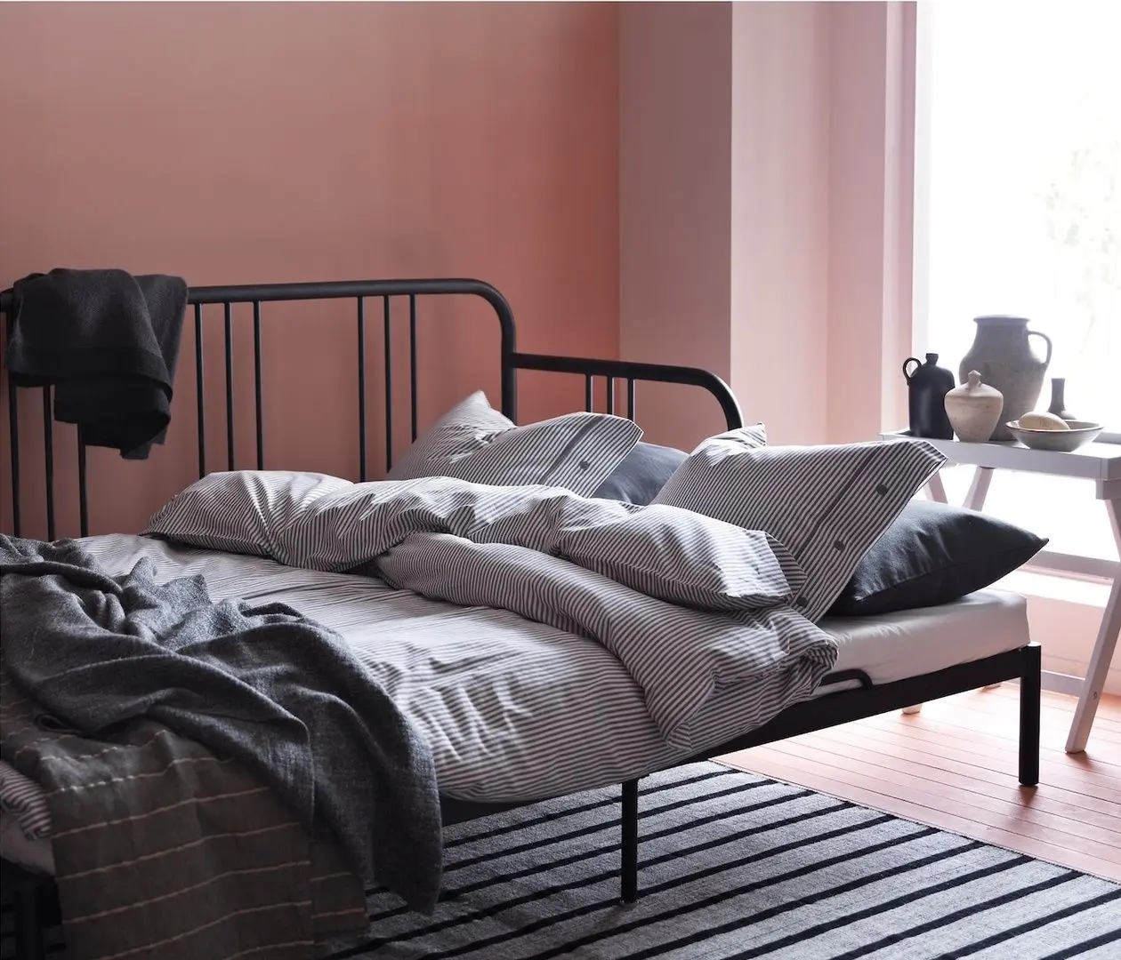 Pat extensibil Ikea Fyresdal 80х200 (Negru)