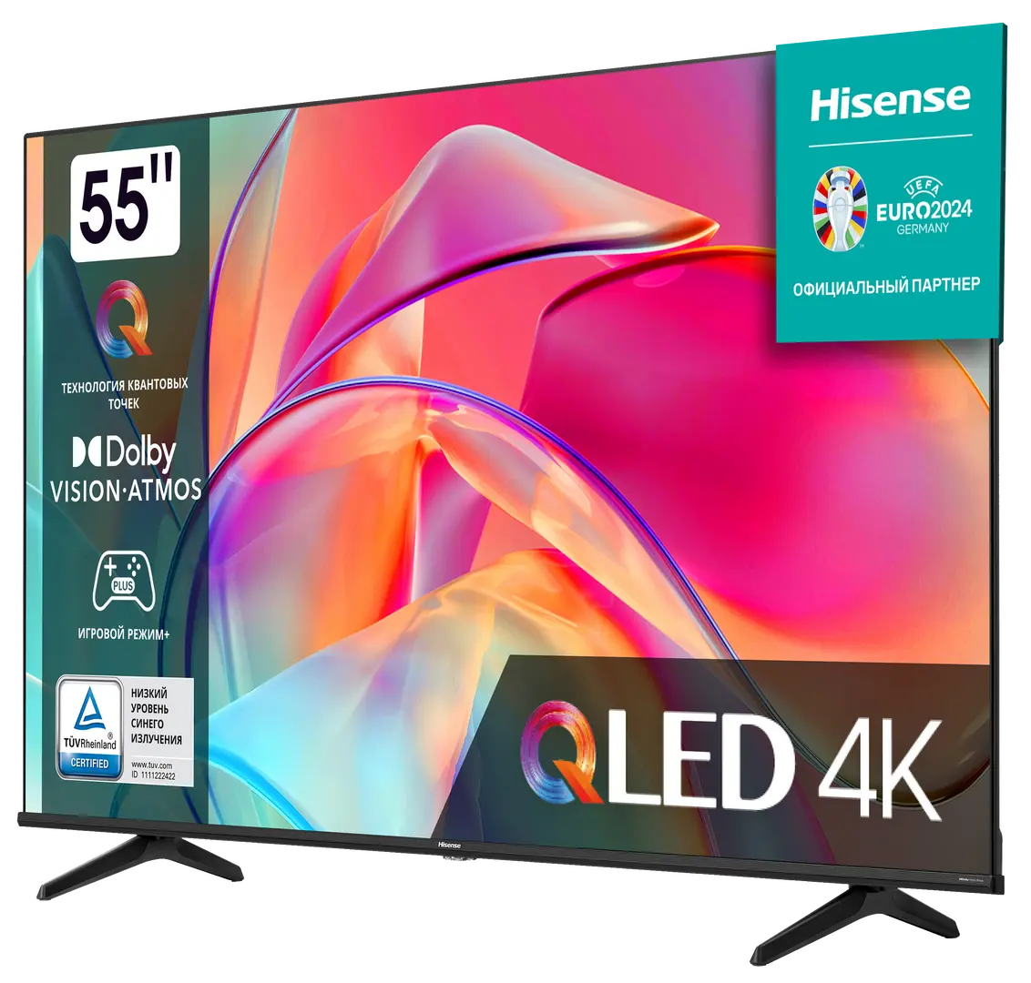 Televizor Hisense 4K UHD Smart 55E7KQ (Black)
