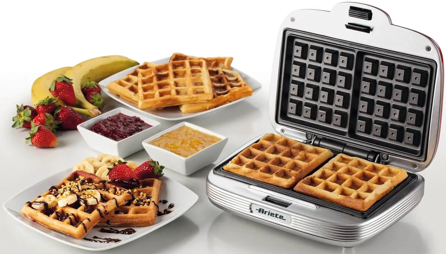 Aparat de facut vafe Ariete Party Time 1973/01 (Light Blue/White)