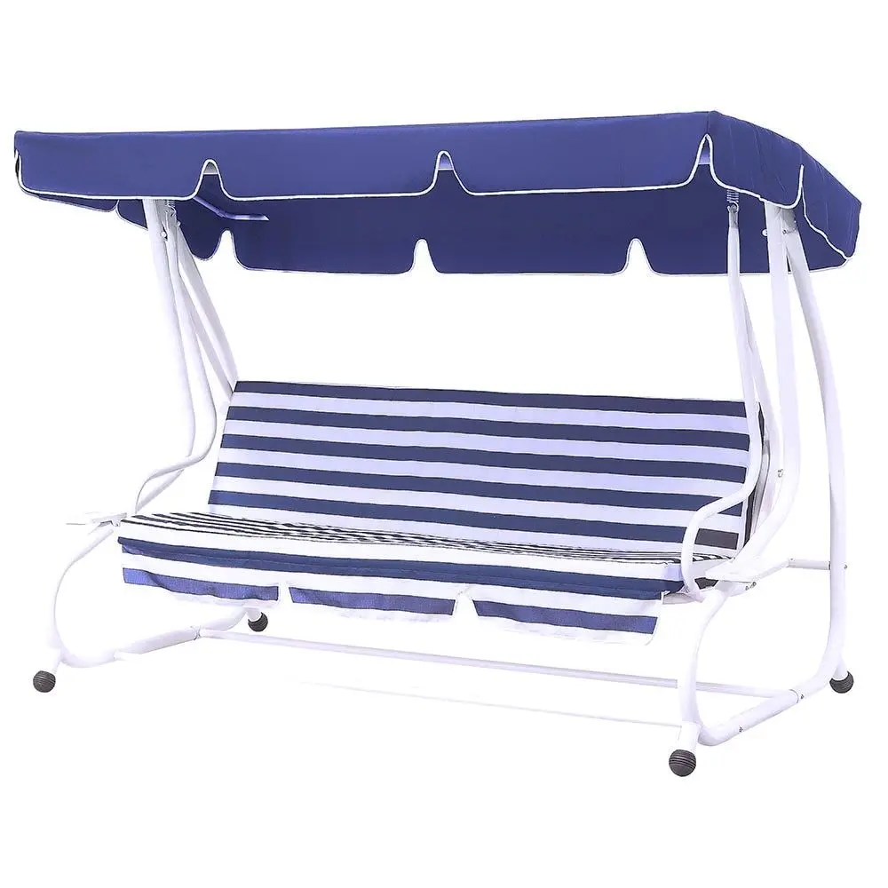 Скамья-качели с тентом Green Bay Creta (Blue/White) - 3