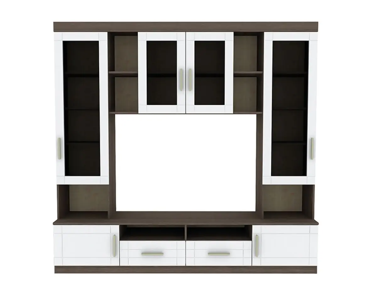 Penal-vitrina Yasen Tenessi MDF (Ilm Bergamo/White Gloss)