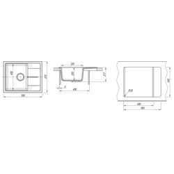 Chiuveta Dr.Gans Nica 580 (Black) Thumb