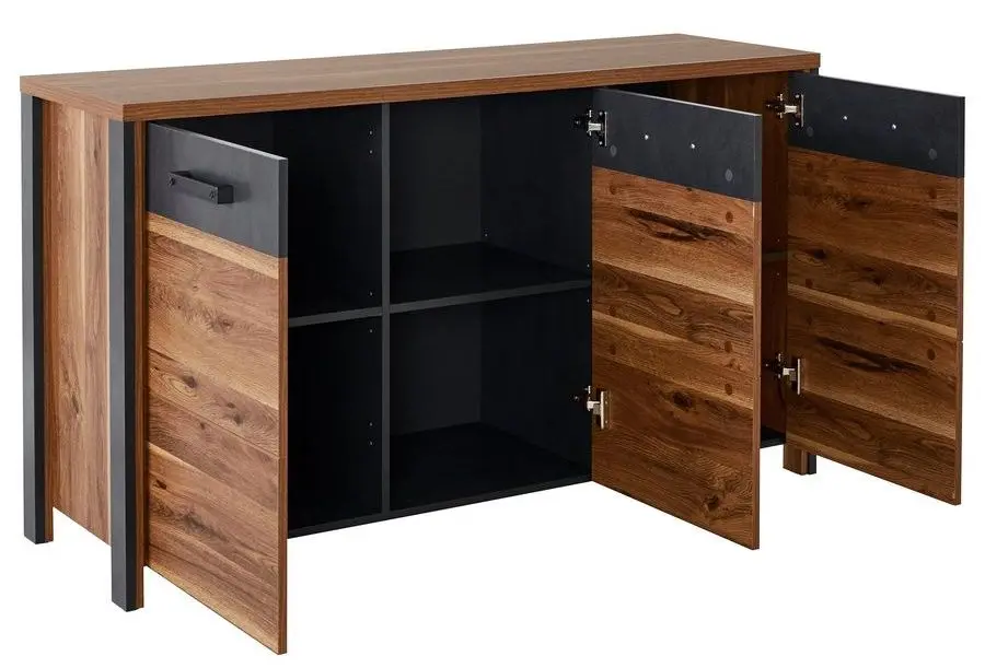 Тумба Helvetia Buffalo 24RMKA43 3D (Дуб Роялис/Матера Антрацит) - 8