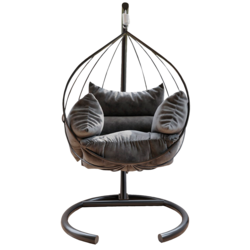 Fotoliu suspendat Kalune Design Mavera (Anthracite/Gray) Thumb