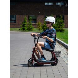 Электросамокат Enero Asiento JR 250W (Black/Blue) Thumb