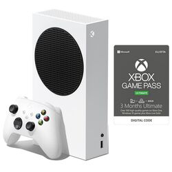 Consola de jocuri Microsoft Xbox Series S + Game Pass Ultimate (White)