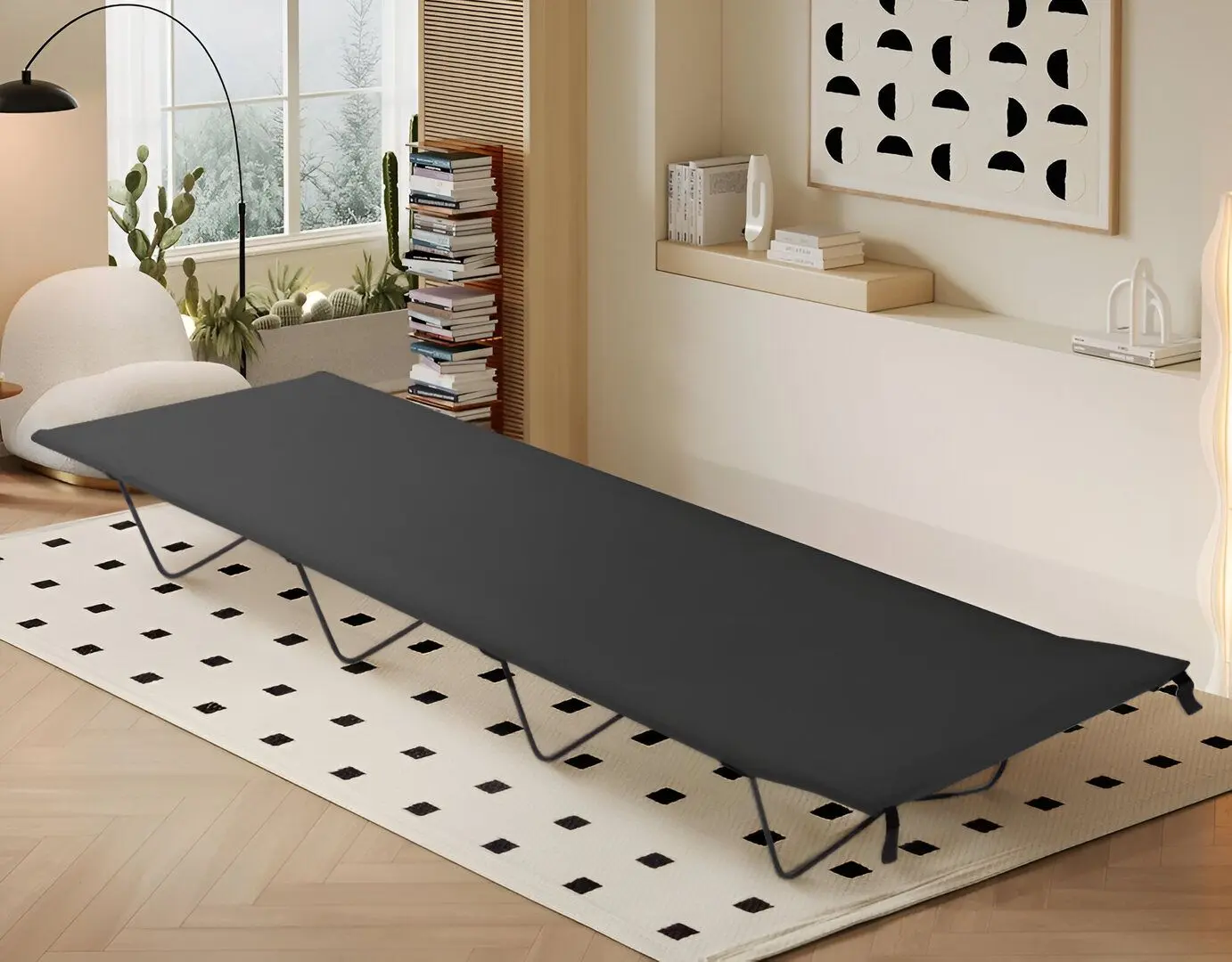 Pat pliabil VidaXL 312479 (Black)